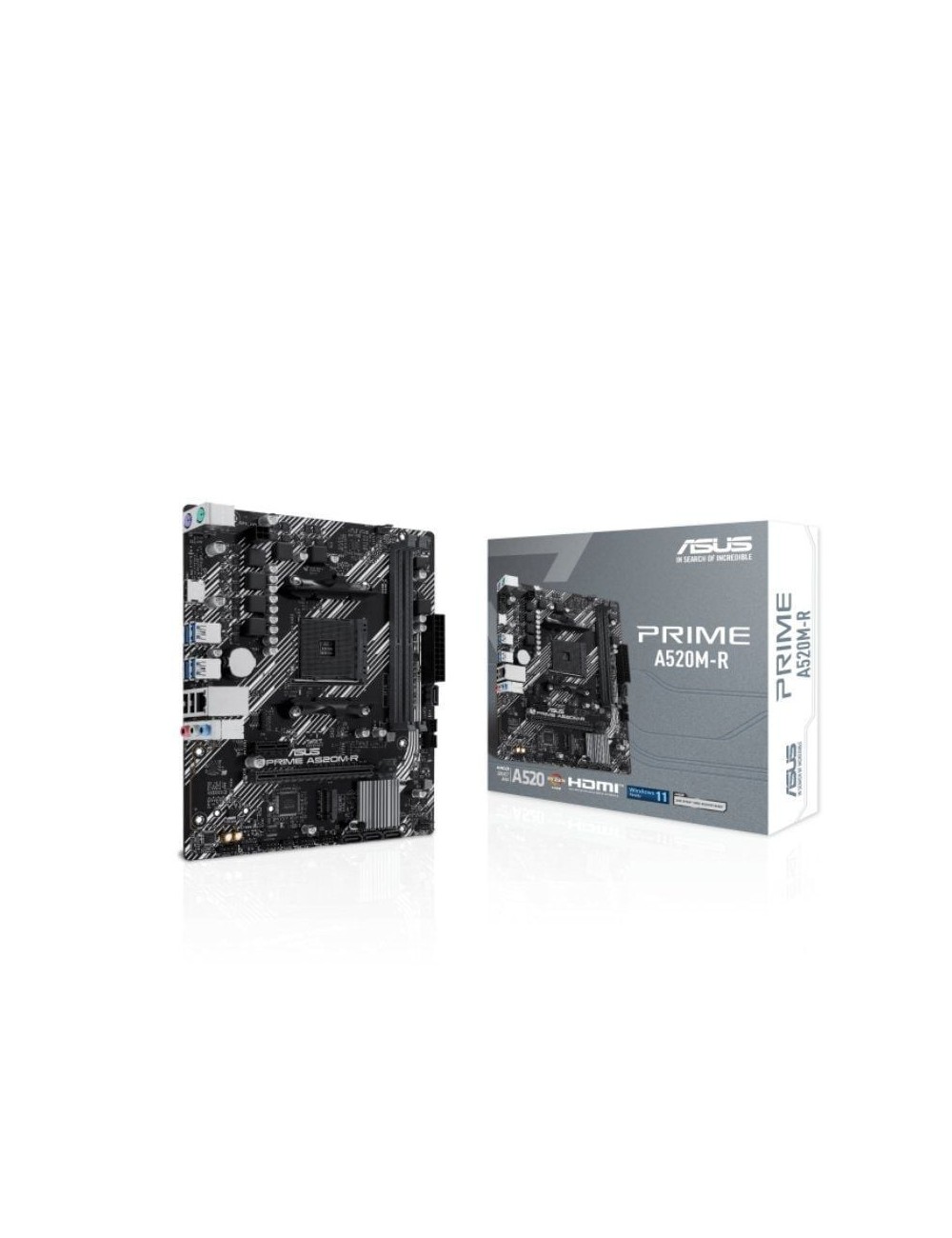 Placa Base Asus Prime A520M-R Socket AM4/ DDR4/ PCIe 3.0/ Micro ATX
