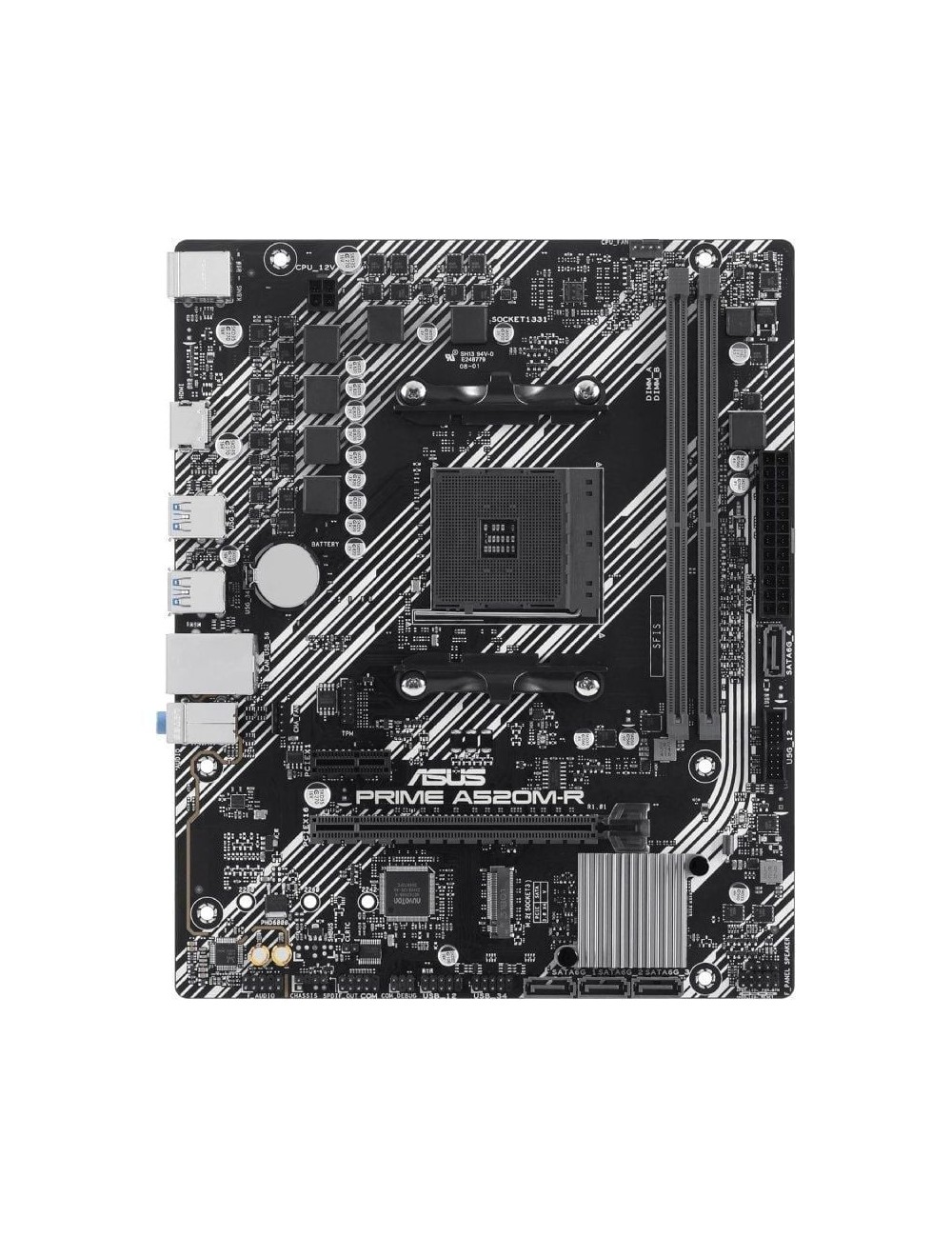 Placa Base Asus Prime A520M-R Socket AM4/ DDR4/ PCIe 3.0/ Micro ATX