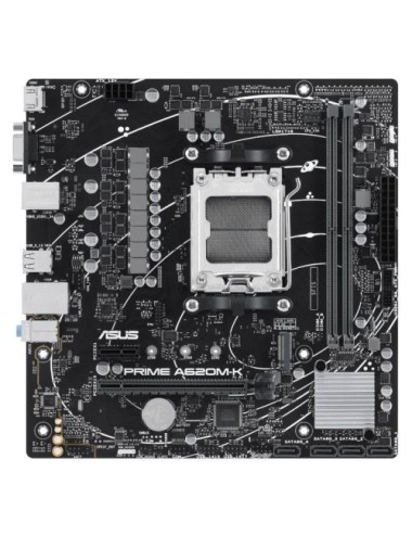 Placa Base Asus Prime A620M-K Socket AM5/ DDR5/ PCIe 4.0/ Micro ATX