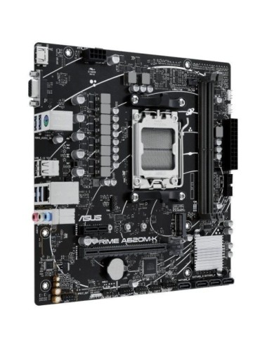 Placa Base Asus Prime A620M-K Socket AM5/ DDR5/ PCIe 4.0/ Micro ATX