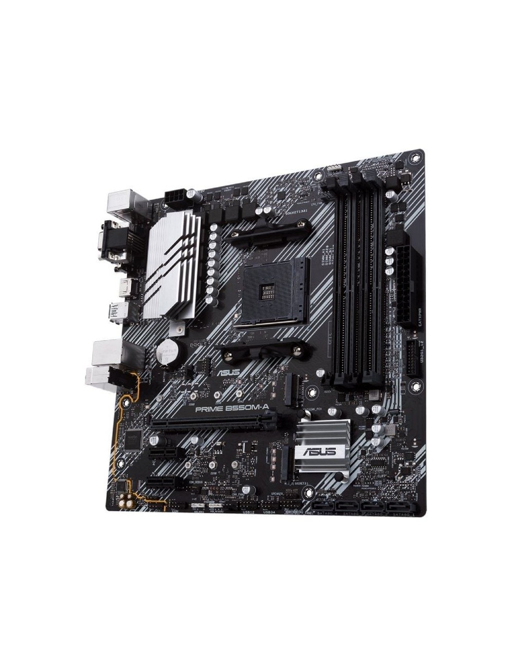 Placa Base Asus Prime B550M-A/CSM Socket AM4/ DDR4/ PCIe 4.0/ Micro ATX
