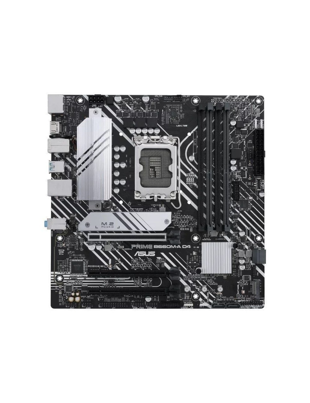Placa Base Asus Prime B660M-A D4-CSM/ Socket 1700/ DDR4/ PCIe 4.0/ Micro ATX