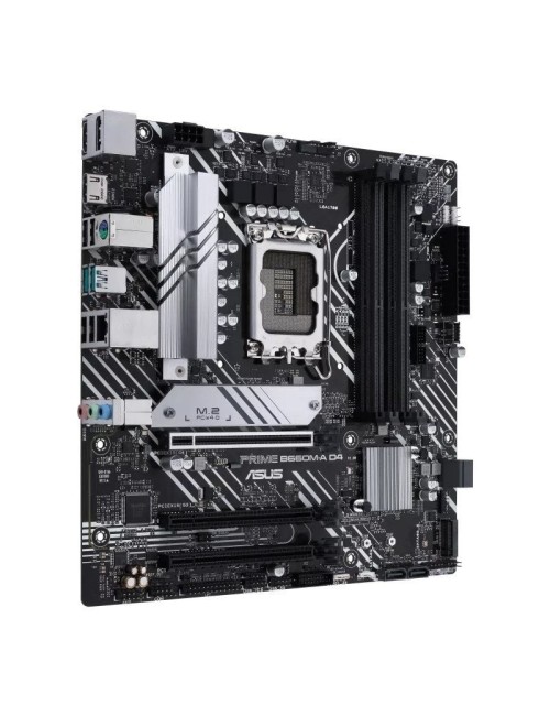 Placa Base Asus Prime B660M-A D4-CSM/ Socket 1700/ DDR4/ PCIe 4.0/ Micro ATX
