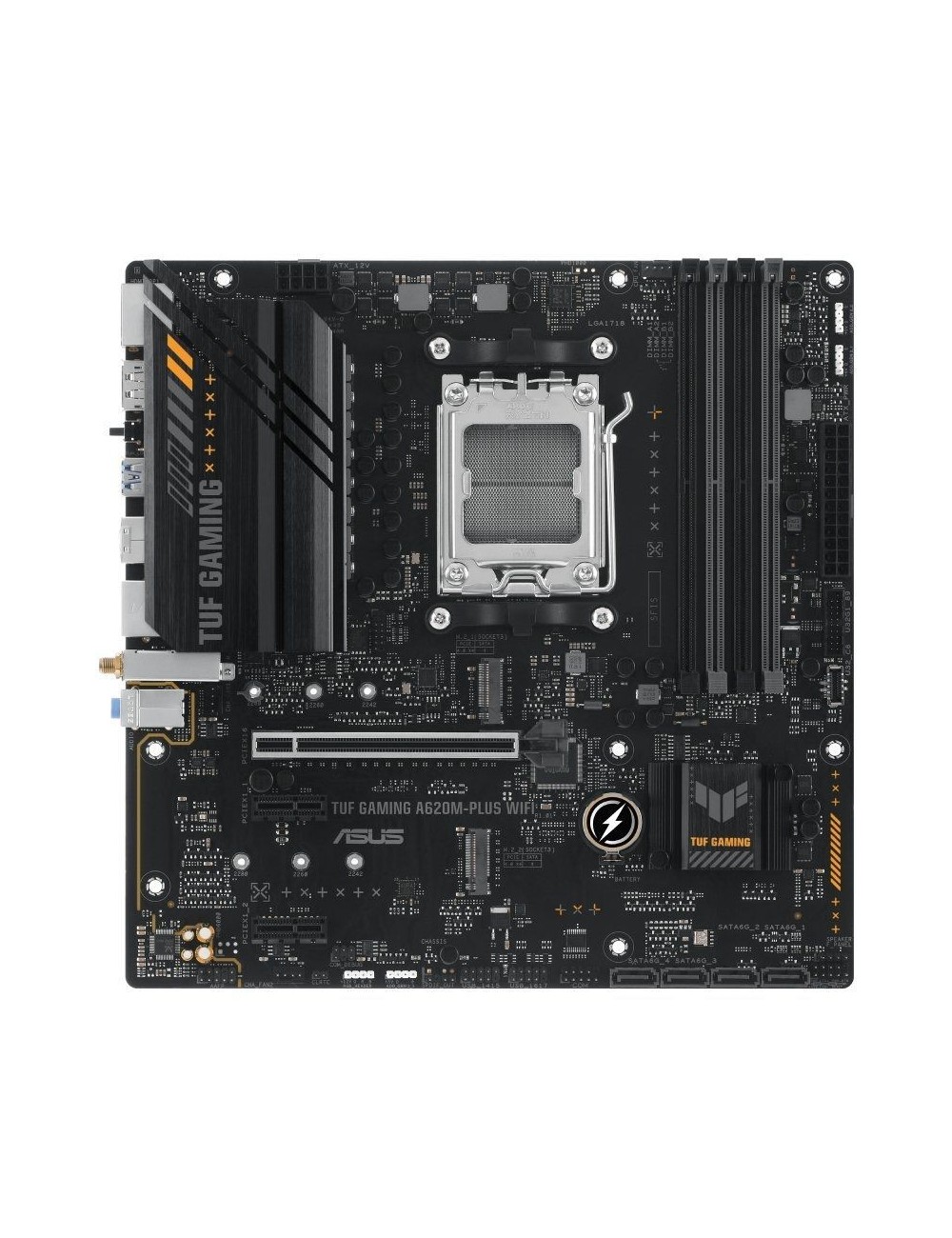 Placa Base Asus TUF GAMING A620M-PLUS WiFi Socket AM5/ DDR5/ PCIe 4.0/ Micro ATX