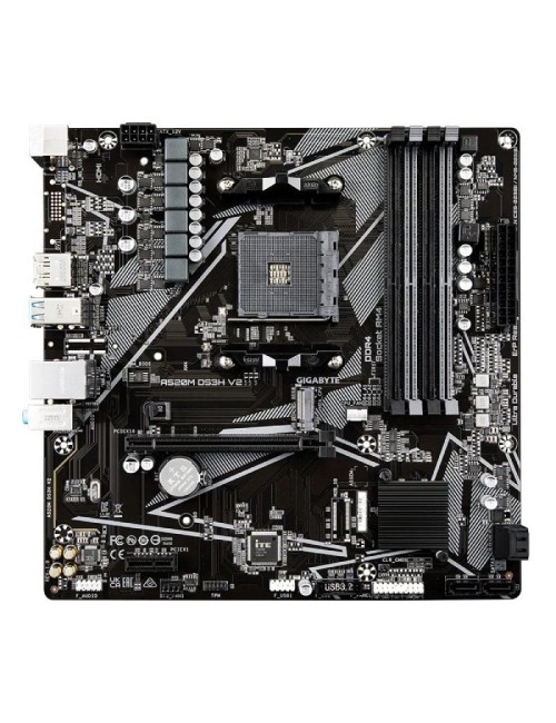 Placa Base Gigabyte A520M DS3H V2 Socket AM4/ DDR4/ PCIe 3.0/ Micro ATX