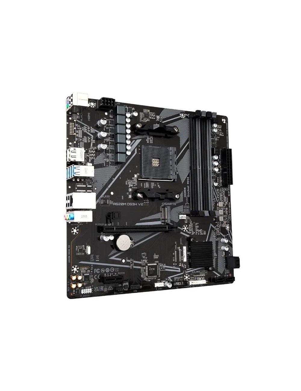 Placa Base Gigabyte A520M DS3H V2 Socket AM4/ DDR4/ PCIe 3.0/ Micro ATX