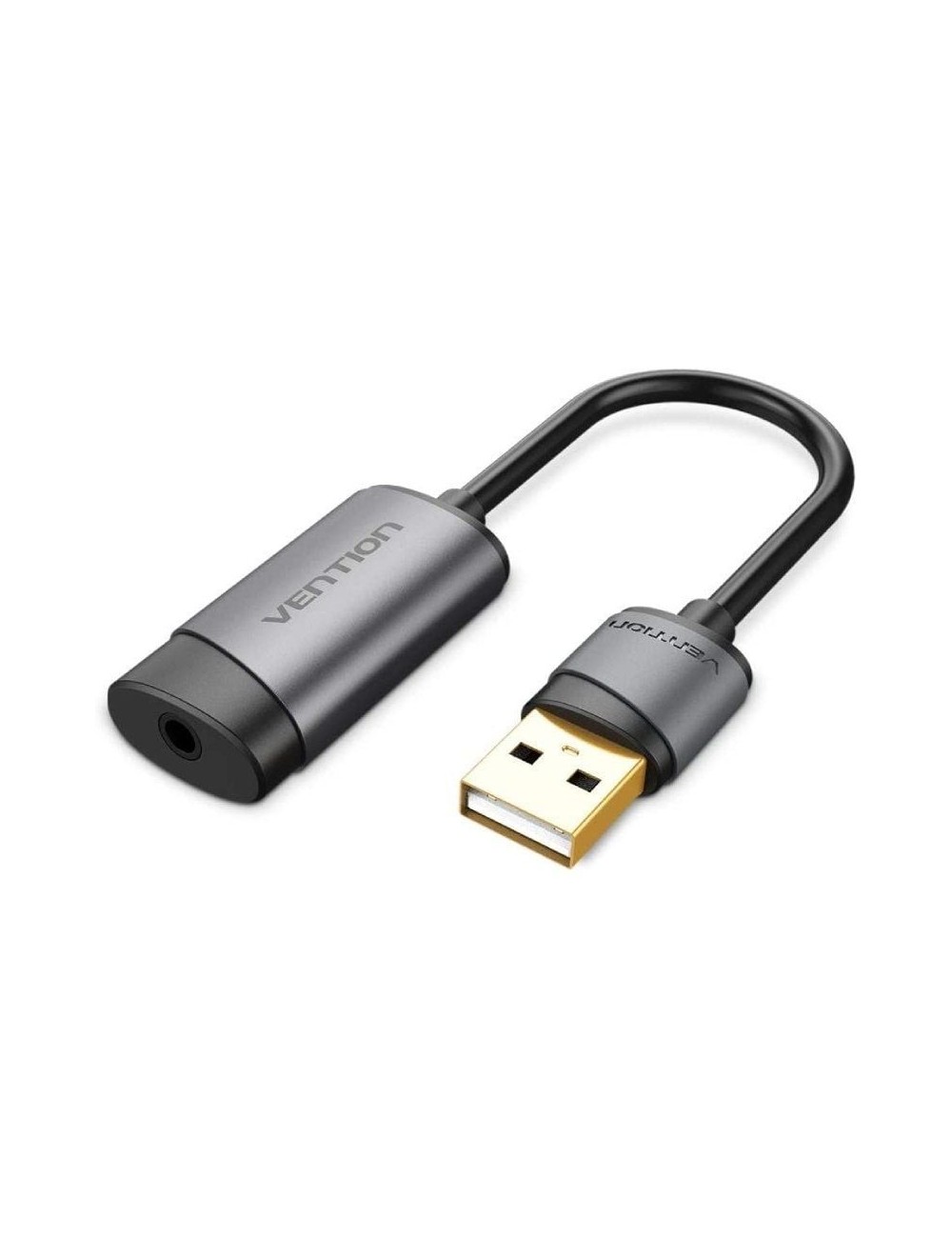 Tarjeta de Sonido Vention CDJHB/ USB Macho - Jack 3.5 Hembra