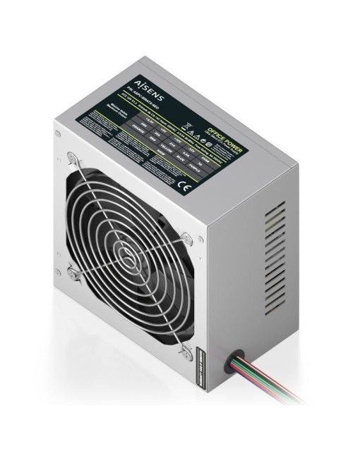 Fuente de Alimentación Aisens ASPC-500ATX-SEO/ 500W/ Ventilador 12cm