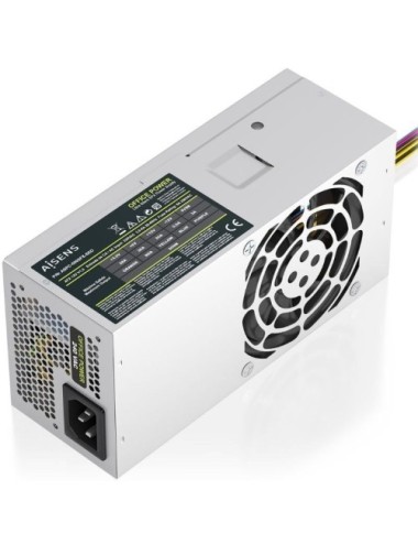 Fuente de Alimentación TFX Aisens ASPC-500TFX-SEO/ 500W/ Ventilador 8cm