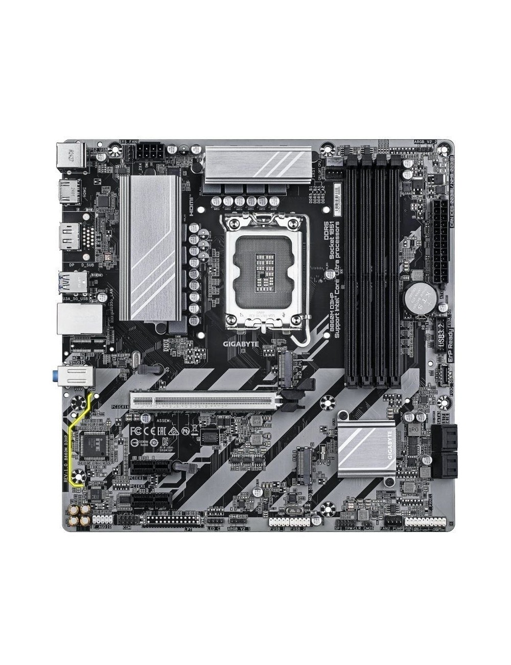 Placa Base Gigabyte B860M D3HP Socket 1851/ DDR5/ PCIe 5.0/ Micro ATX