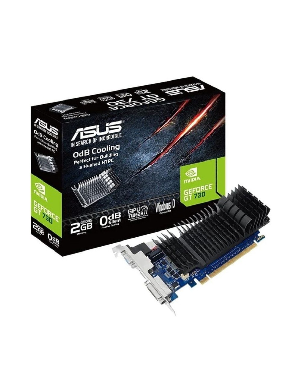 Tarjeta Gráfica Asus GeForce GT 730/ 2GB GDDR5