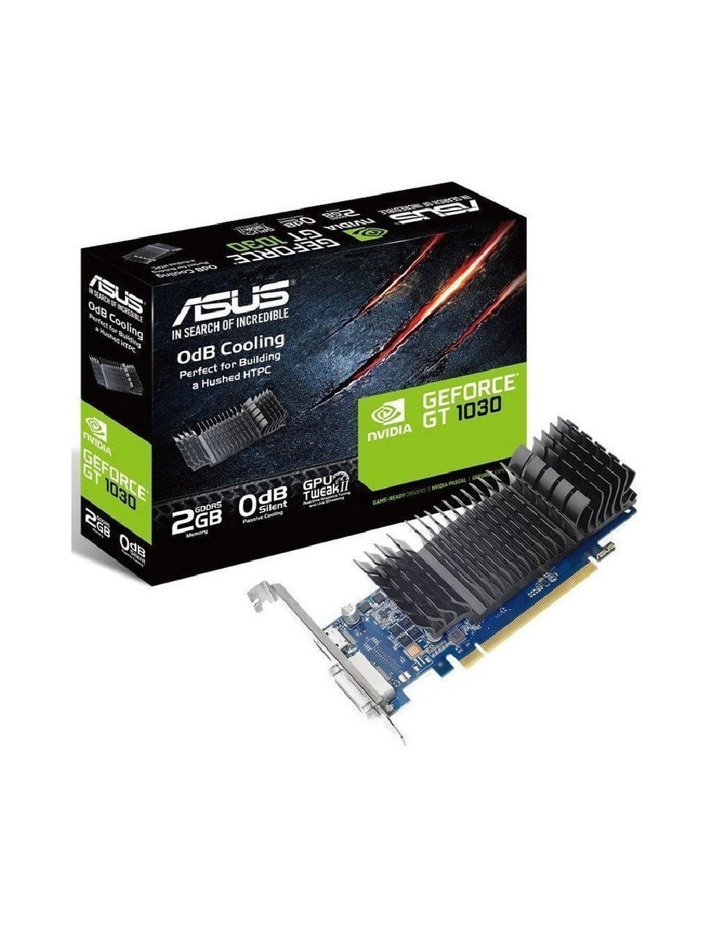 Tarjeta Gráfica Asus GeForce GT 1030/ 2GB GDDR5