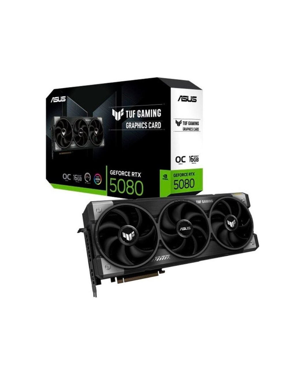 Tarjeta Gráfica Asus TUF Gaming GeForce RTX 5080 OC/ 16GB GDDR7