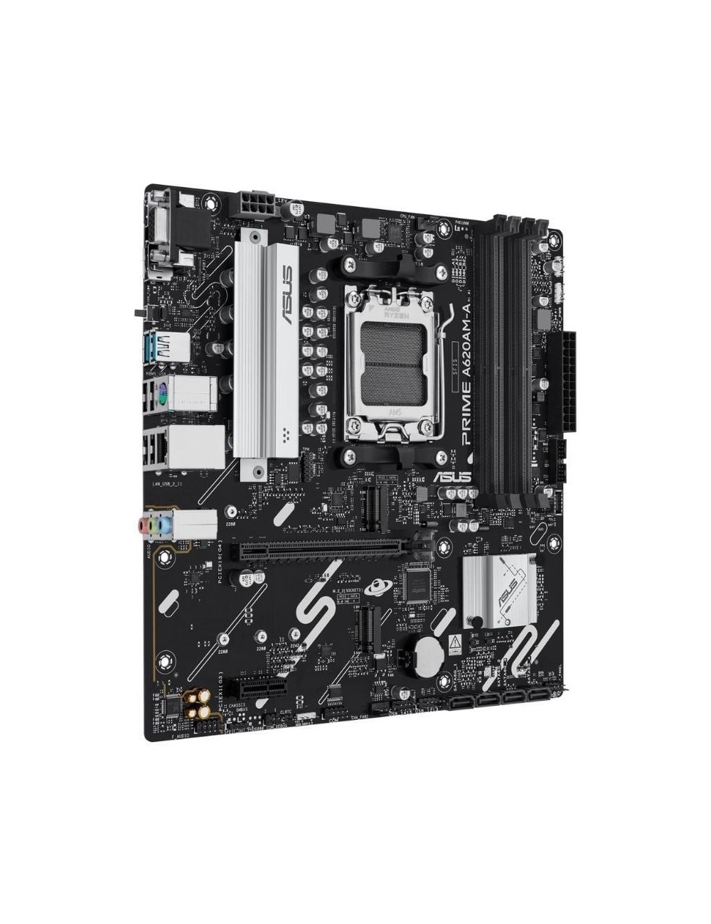 Placa Base Asus A620AM-A-CSM Socket AM5/ DDR5/ PCIe 4.0/ Micro ATX