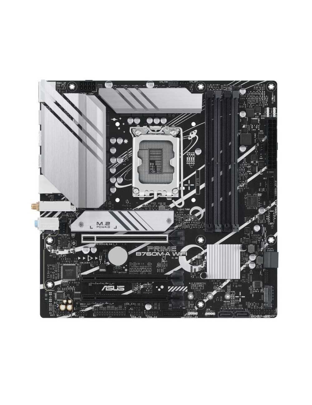 Placa Base Asus Prime B760M-A WIFI Socket 1700/ DDR5/ PCIe 4.0/ Micro ATX
