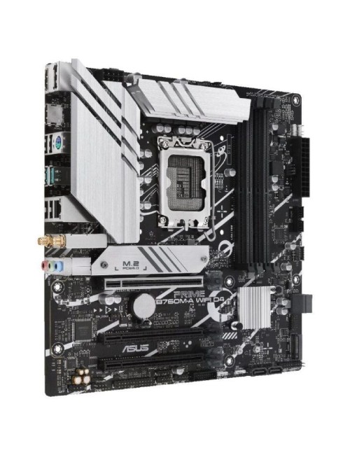Placa Base Asus Prime B760M-A WIFI D4 Socket 1700/ DDR4/ PCIe 4.0/ Micro ATX