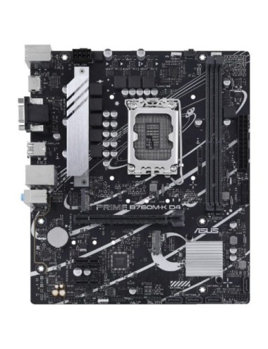 Placa Base Asus Prime B760M-K D4 Socket 1700/ DDR4/ PCIe 4.0/ Micro ATX