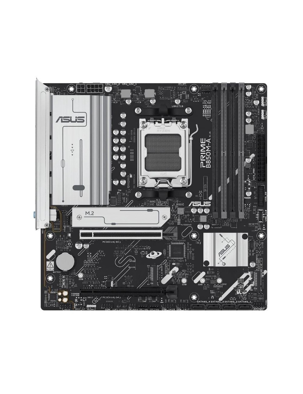 Placa Base Asus Prime B850M-A-CSM Socket AM5/ DDR5/ PCIe 5.0/ Micro ATX