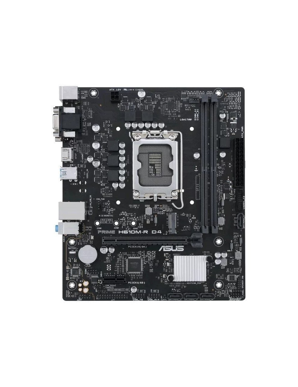 Placa Base Asus Prime H610M-R D4 Socket 1700/ DDR4/ PCIe 4.0/ Micro ATX/ Bulk