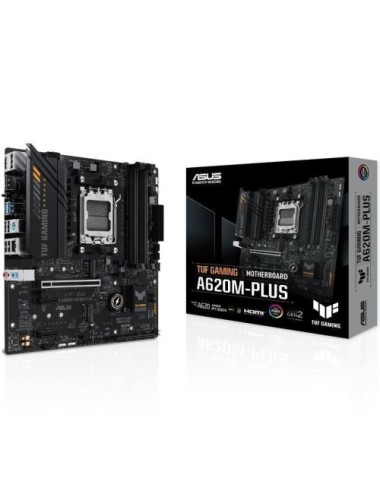Placa Base Asus TUF GAMING A620M-PLUS Socket AM5/ DDR5/ PCIe 4.0/ Micro ATX