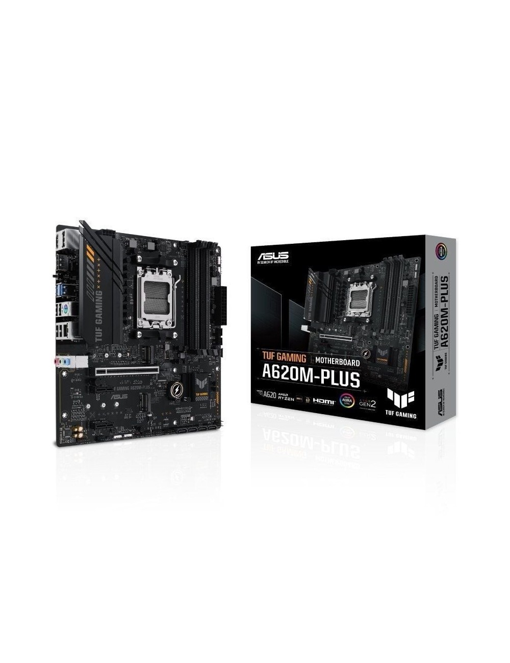 Placa Base Asus TUF GAMING A620M-PLUS Socket AM5/ DDR5/ PCIe 4.0/ Micro ATX