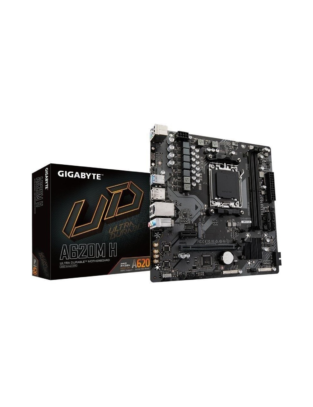 Placa Base Gigabyte A620M H Socket AM5/ DDR5/ PCIe 4.0/ Micro ATX