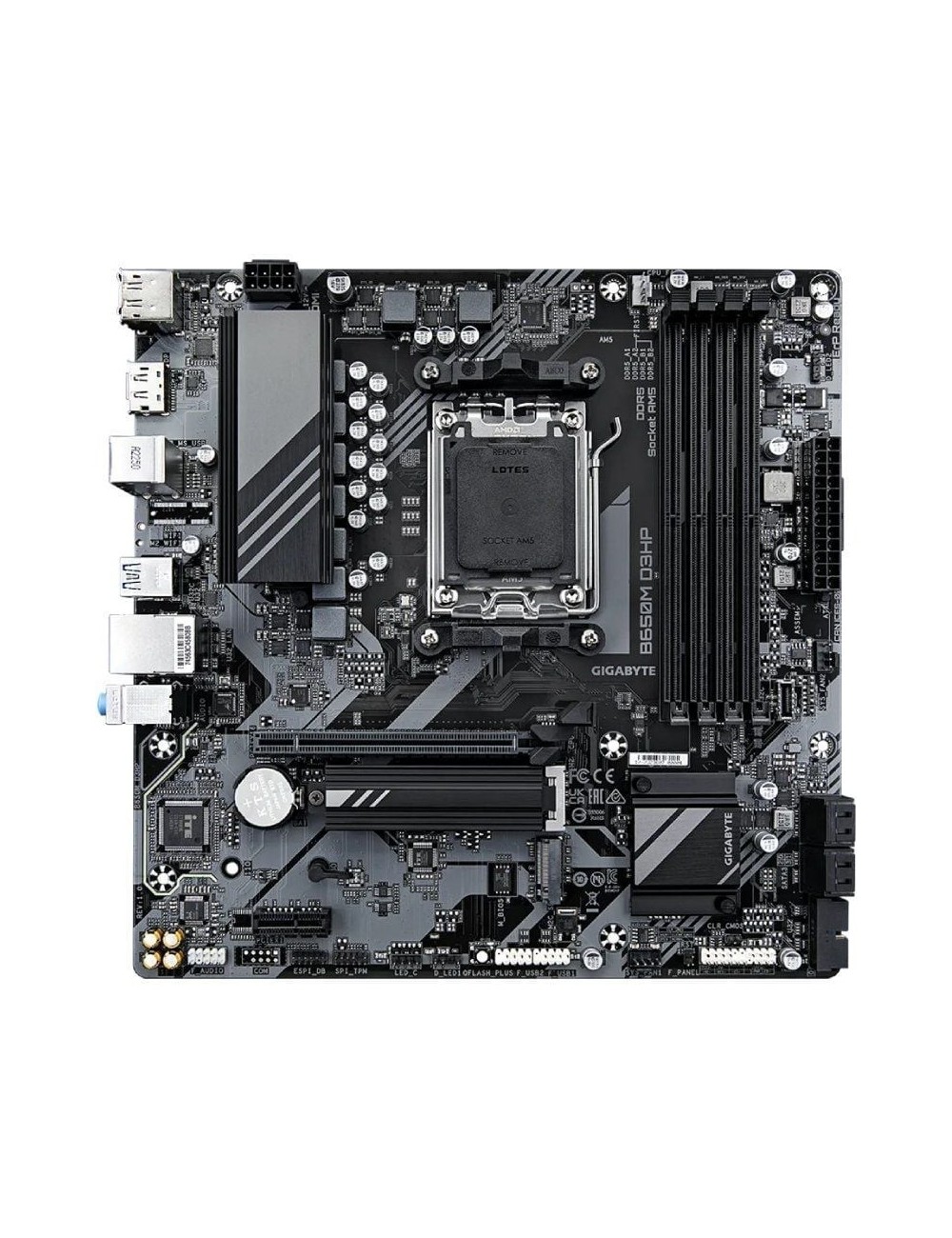 Placa Base Gigabyte B650M D3HP Socket AM5/ DDR5/ PCIe 4.0/ Micro ATX