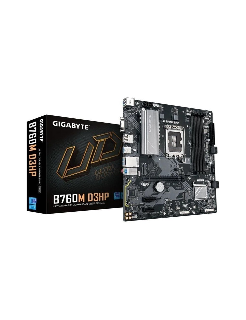 Placa Base Gigabyte B760M D3HP Socket 1700/ DDR5/ PCIe 4.0/ Micro ATX