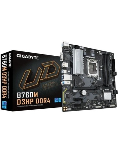 Placa Base Gigabyte B760M D3HP DDR4 Socket 1700/ DDR4/ PCIe 4.0/ Micro ATX