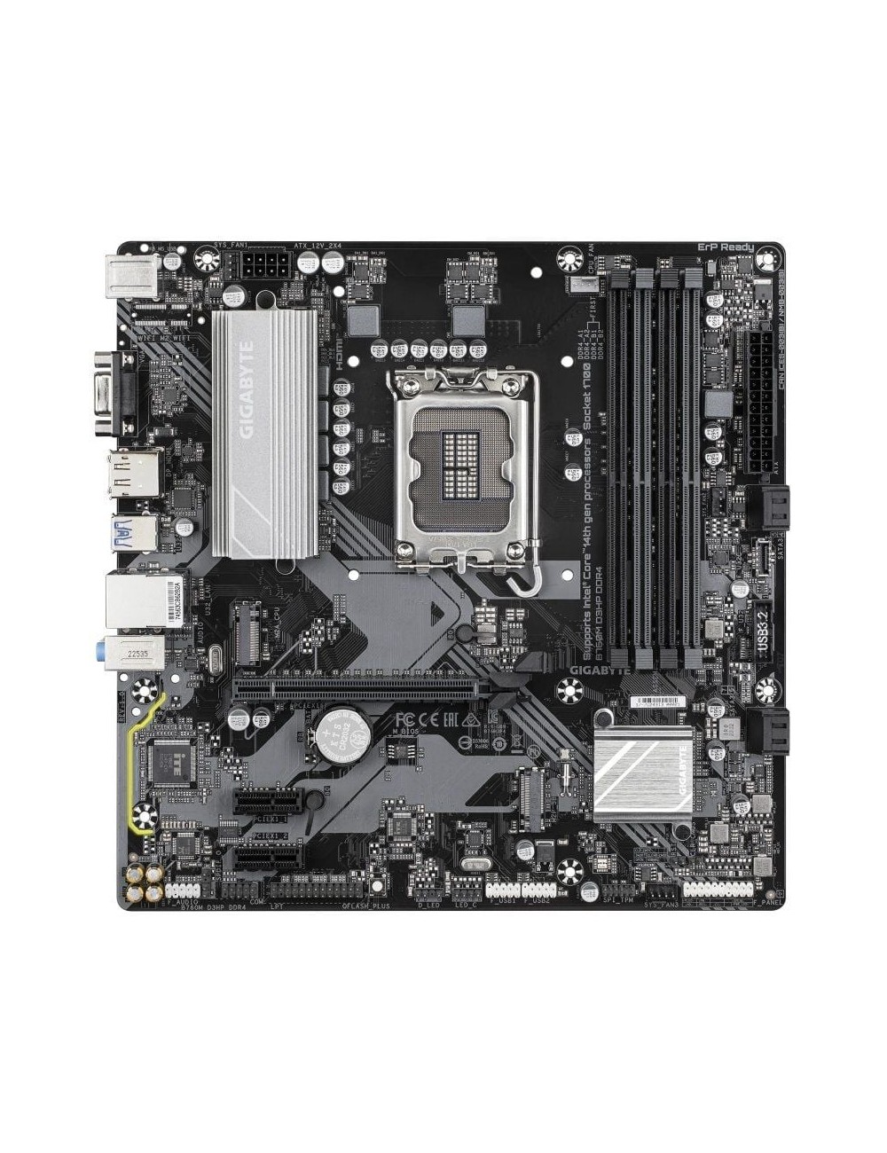 Placa Base Gigabyte B760M D3HP DDR4 Socket 1700/ DDR4/ PCIe 4.0/ Micro ATX