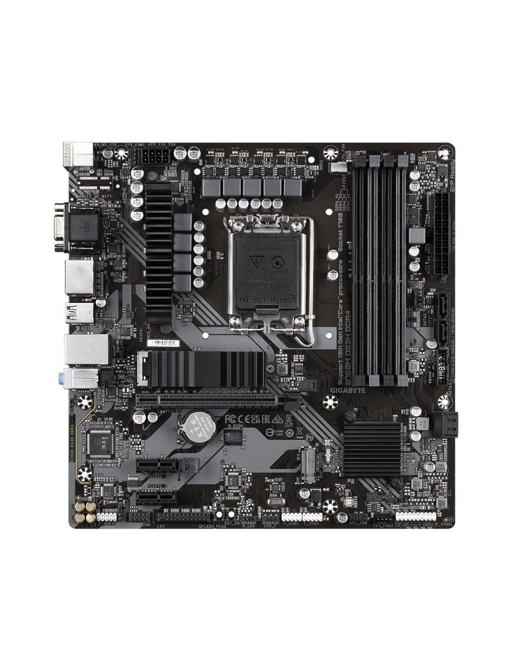 Placa Base Gigabyte B760M DS3H DDR4 Socket 1700/ DDR4/ PCIe 4.0/ Micro ATX