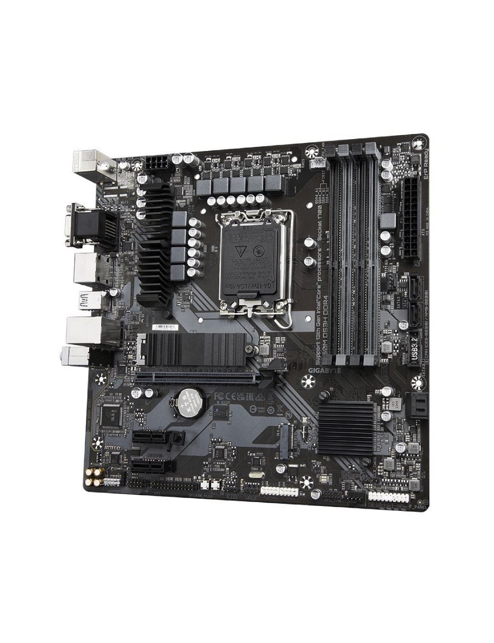 Placa Base Gigabyte B760M DS3H DDR4 Socket 1700/ DDR4/ PCIe 4.0/ Micro ATX