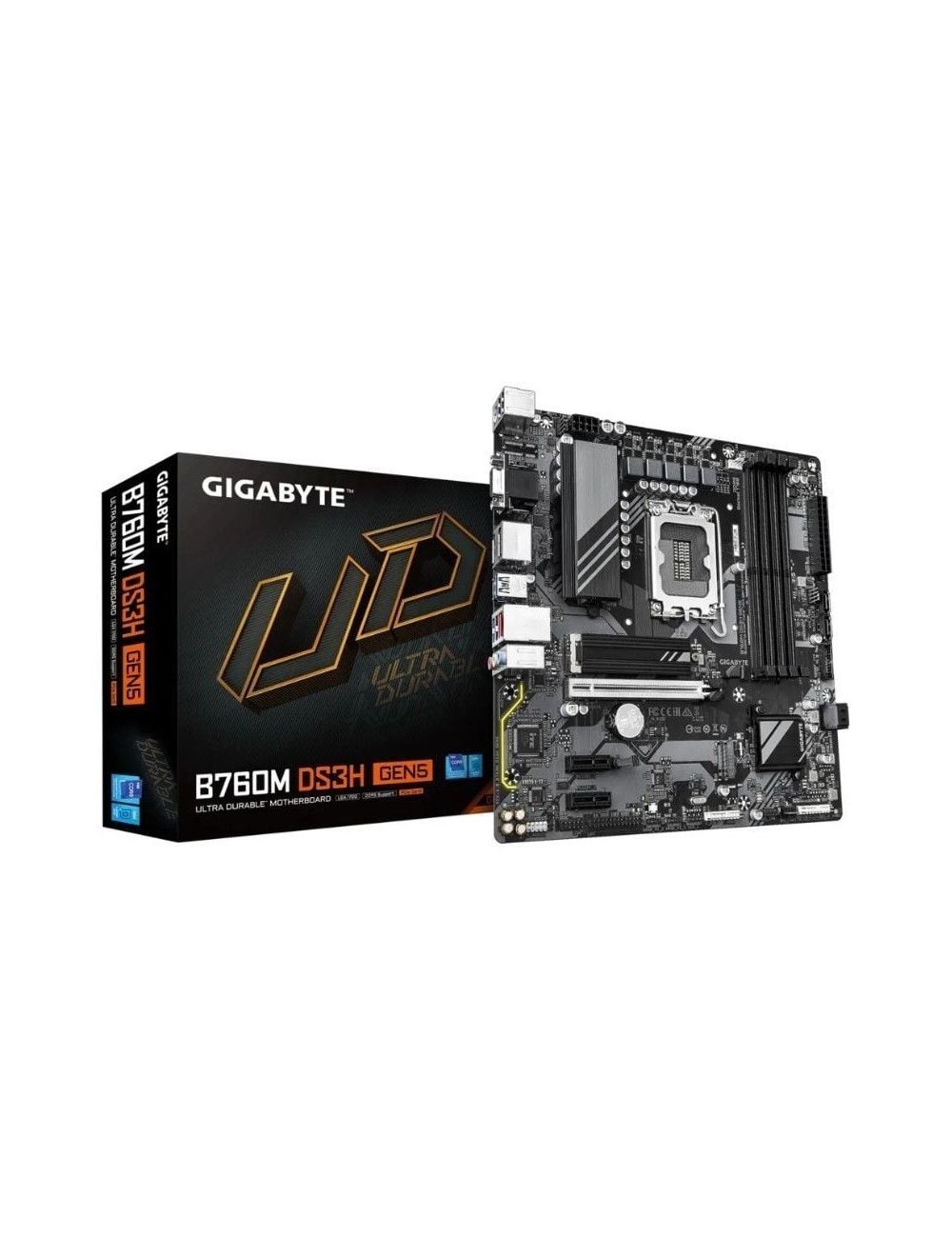 Placa Base Gigabyte B760M DS3H GEN5 Socket 1700/ DDR5/ PCIe 5.0/ Micro ATX