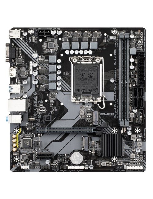 Placa Base Gigabyte B760M H DDR4 Socket 1700/ DDR4/ PCIe 4.0/ Micro ATX
