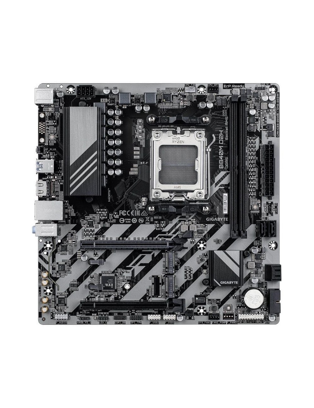 Placa Base Gigabyte B840M D2H Socket AM5/ DDR5/ PCIe 4.0/ Micro ATX