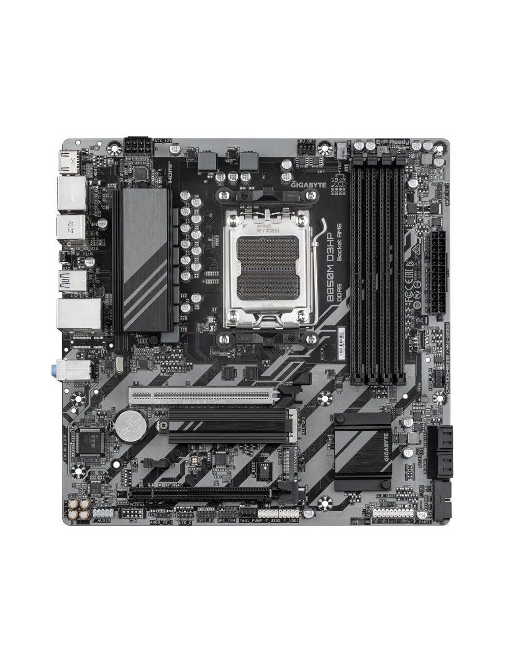 Placa Base Gigabyte B850M D3HP/ Socket AM5/ DDR5/ PCIe 5.0/ Micro ATX