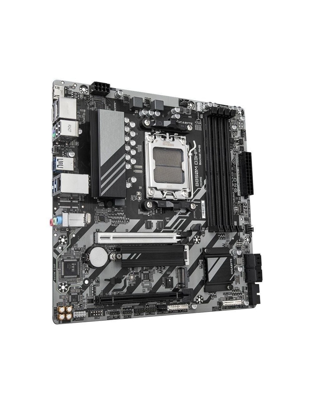 Placa Base Gigabyte B850M D3HP/ Socket AM5/ DDR5/ PCIe 5.0/ Micro ATX