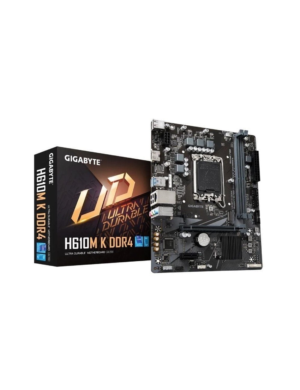 Placa Base Gigabyte H610M K DDR4 Socket 1700/ DDR4/ PCIe 4.0/ Micro ATX