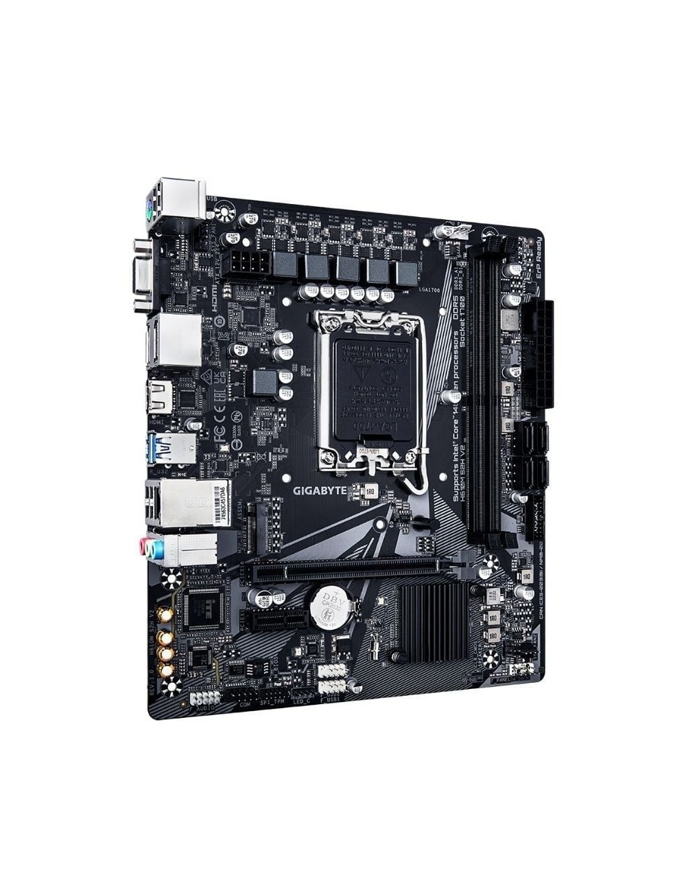 Placa Base Gigabyte H610M S2H V2 Socket 1700/ DDR5/ PCIe 4.0/ Micro ATX