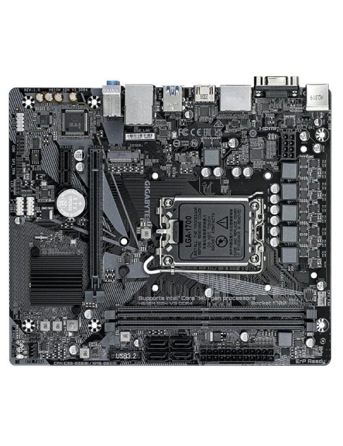 Placa Base Gigabyte H610M S2H V3 DDR4 Socket 1700/ DDR4/ PCIe 4.0/ Micro ATX