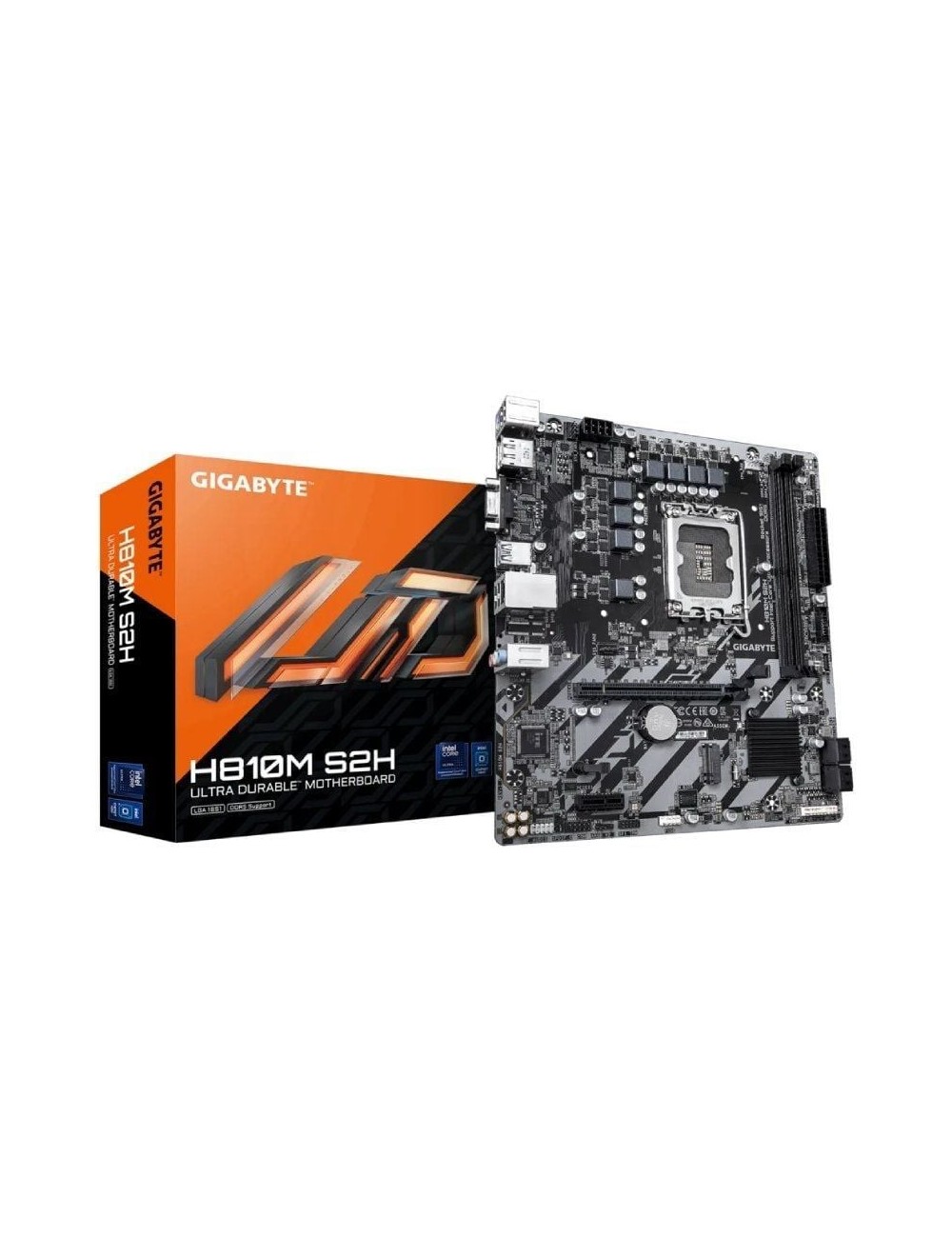 Placa Base Gigabyte H810M S2H Socket 1851/ DDR5/ PCIe 4.0/ Micro ATX