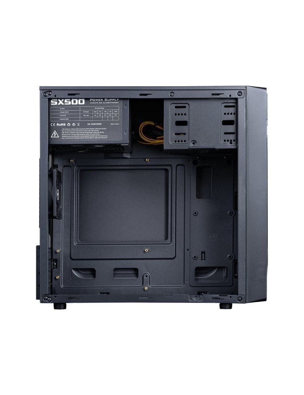 Caja Minitorre Hiditec Q2PRO PSU con Fuente 500W