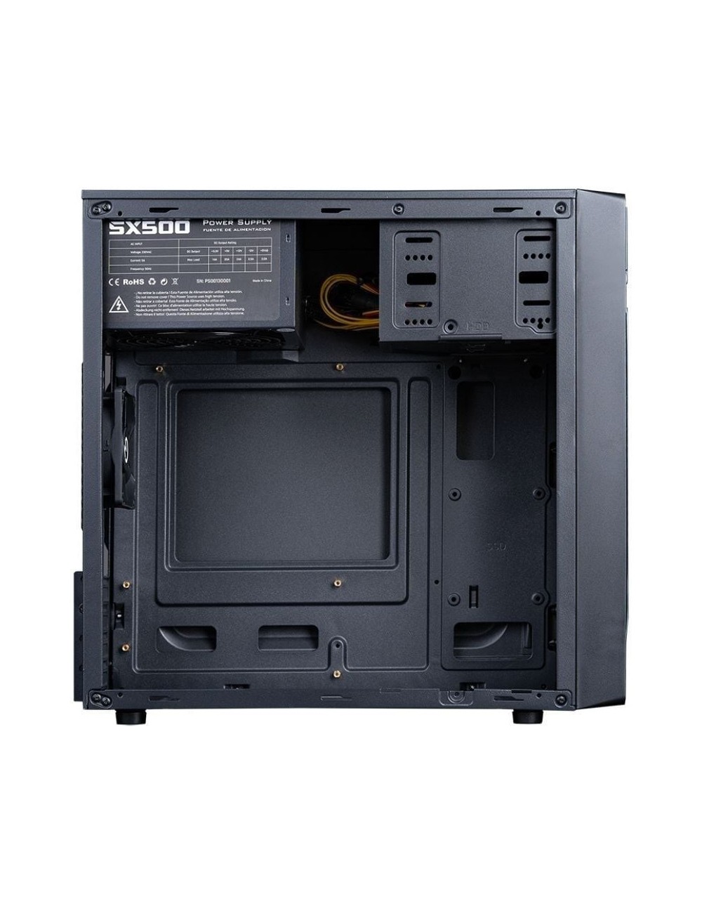 Caja Minitorre Hiditec Q5 PRO con Fuente 500W