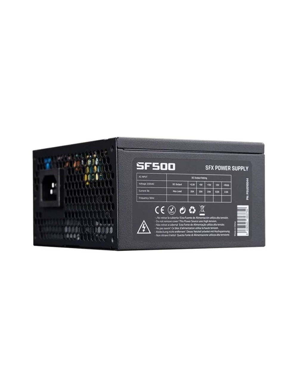 Fuente de Alimentación Hiditec SF500/ 500W/ Ventilador 8cm