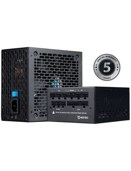 Fuente de Alimentación Hiditec GDX1050 V2/ 1050W/ Ventilador 14cm/ 80 Plus Gold