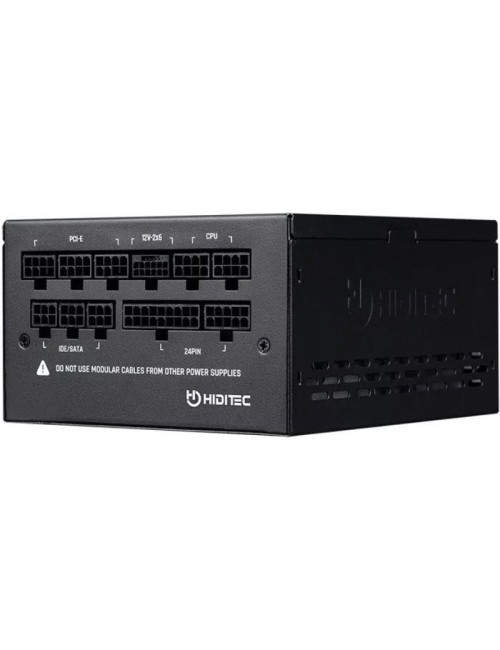 Fuente de Alimentación Hiditec GDX1050 V3/ 1050W/ Ventilador 14cm/ ATX 3.1/ PCIe 5.1/ 80 Plus Gold