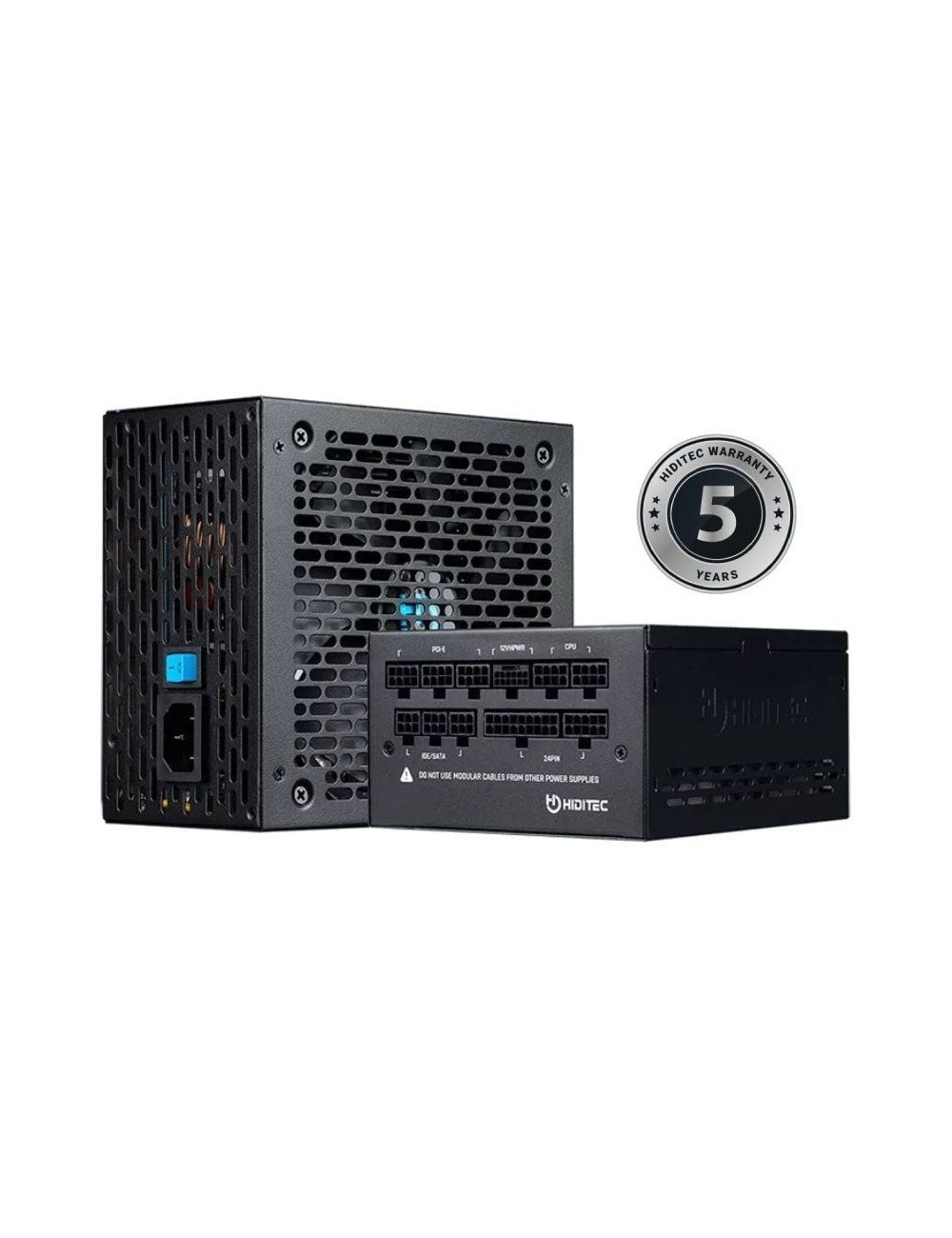 Fuente de Alimentación Hiditec GDX750 V2/ 750W/ Ventilador 14cm/ ATX 3.0/ PCIe 5.0/ 80 Plus Gold