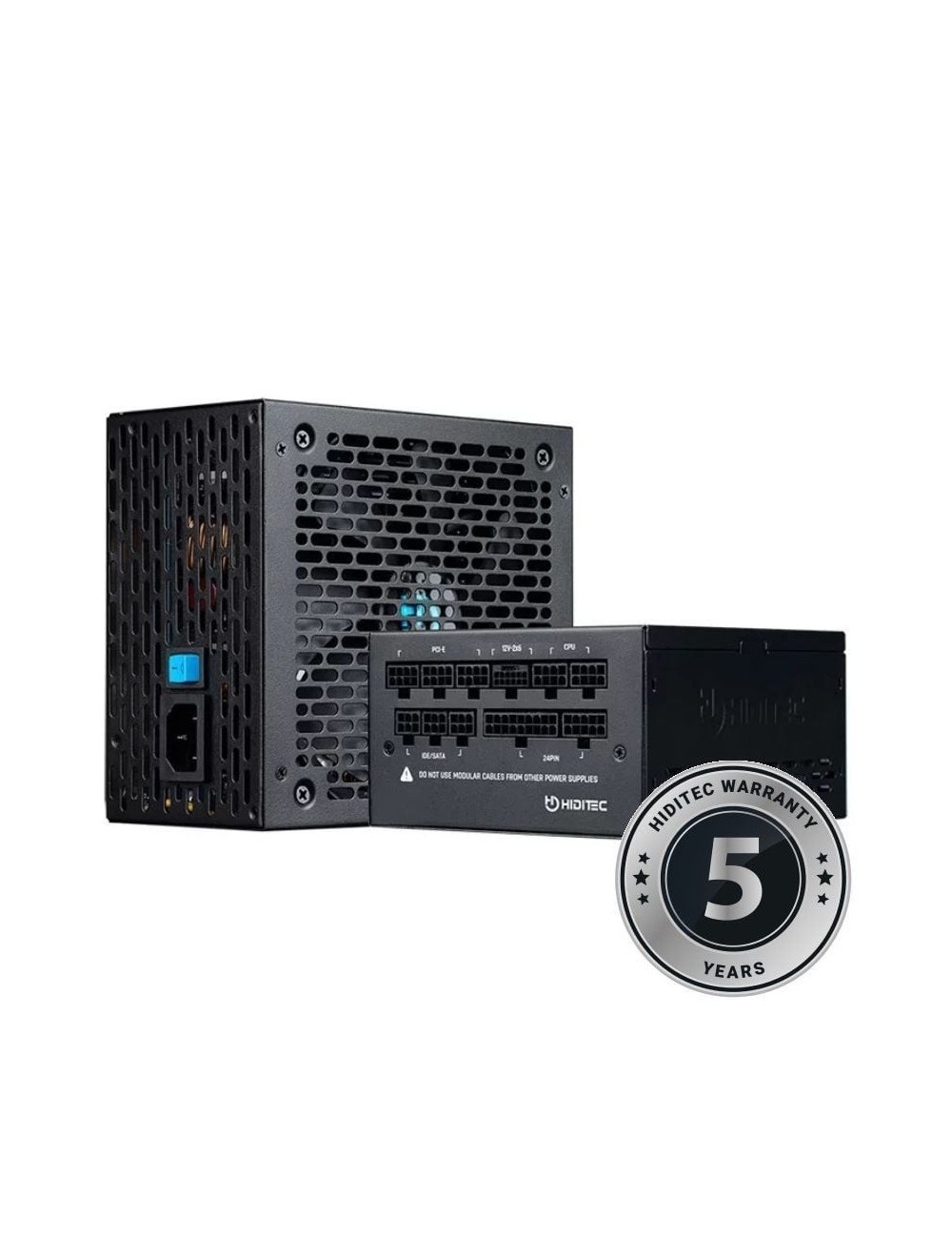 Fuente de Alimentación Hiditec GDX850 V3/ 850W/ Ventilador 14cm/ ATX 3.1/ PCIe 5.1/ 80 Plus Gold
