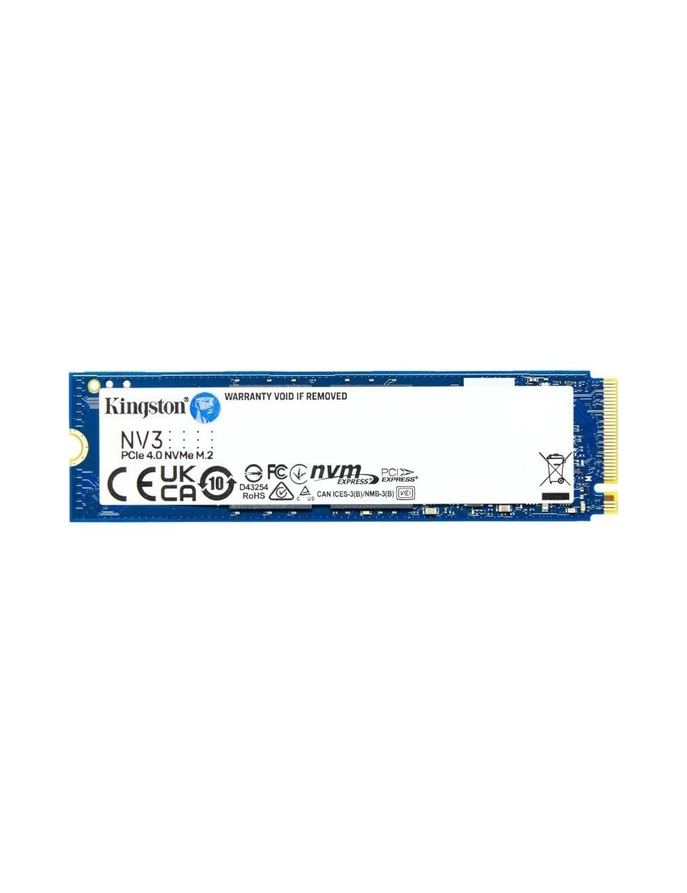 Disco SSD Kingston NV3 2TB/ M.2 2280 PCIe Gen4/ Full Capacity