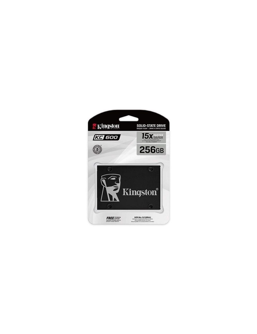 Disco SSD Kingston SKC600 256GB/ SATA III/ Full Capacity